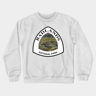 Badlands National Park shield Crewneck Sweatshirt